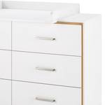 Verschoningscommode Coco White Wit - 132 x 104 x 53 cm