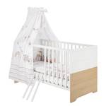 Kinderzimmer-Set Slide Oak (2-teilig) Braun - Holzwerkstoff