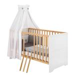 Babybett Coco White Weiß - 144 x 86 x 77 cm