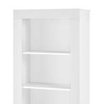 Scaffale Miami White Bianco - Materiale a base lignea - 68 x 165 x 37 cm