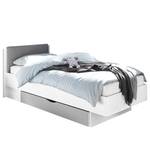 Struttura letto Yoris Bianco - Materiale a base lignea - 102 x 80 x 213 cm