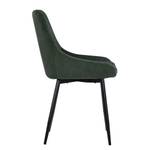 Chaises capitonnées Beebe (lot de 2) Vert foncé