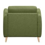 Fauteuil Kustavi Tissu structuré - Vert olive