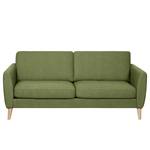 Sofa Kustavi (2,5-Sitzer) Strukturstoff - Olivgrün