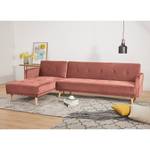 Ecksofa Daru III Samt - Mauve