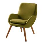 Fauteuil Ullava II vlakweefsel - Olijfgeel