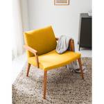 Fauteuil Sonka II Jaune solaire - Avec accoudoirs