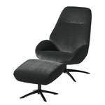 Fauteuil relax Rasti velours