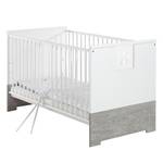 Babyzimmer Eco Star (3-tlg.) Nordic Driftwood/Weiß - mit Schrank mit Mittelregal