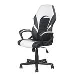 Chaise gamer Monaca Imitation cuir - Noir / Blanc