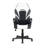 Chaise gamer Monaca Imitation cuir - Noir / Blanc