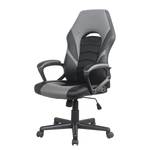 Gaming Chair Monaca Kunstleder - Schwarz / Dunkelgrau