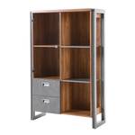 Open kast Marton IV Stirling eikenhouten look/antracietkleurig