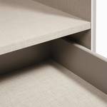 Comodino Halle Bianco - Materiale a base lignea - 47 x 43 x 42 cm