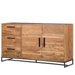 Sideboard Woodson II Akazie massiv / Metall - Akazie Hellbraun