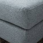 Poggiapiedi COSO Classic+ Tessuto - Tessuto Inze: grigio bluastro - Larghezza: 64 cm - Cromo lucido