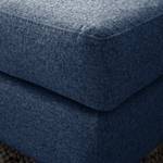 Poggiapiedi COSO Classic+ Tessuto - Tessuto Inze: blu - Larghezza: 64 cm - Cromo lucido