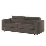 Canapé convertible Wissant I Aspect cuir vieilli - Anthracite