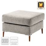 Polsterhocker COSO Classic+ Webstoff - Chenille Rufi: Beige - Breite: 64 cm - Buche Dunkel