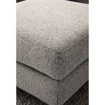 Polsterhocker COSO Classic+ Webstoff - Chenille Rufi: Beige - Breite: 64 cm - Buche Dunkel