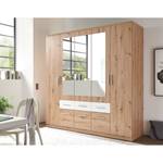 Armoire Gainford Marron - Blanc - Bois manufacturé - 212 x 213 x 60 cm