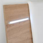 Bettgestell Gainford Braun - Weiß - Holzwerkstoff - 184 x 90 x 218 cm