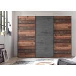 Schwebetürenschrank Maysville Braun - Grau - Holzwerkstoff - 270 x 210 x 63 cm