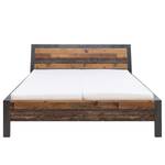 Bedframe Maysville Bruin - Grijs - Plaatmateriaal - 197 x 101 x 221 cm