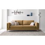 3-Sitzer Sofa COSO Classic+ Webstoff - Webstoff Inze: Hellbraun - Schwarz