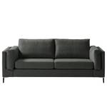 2,5-Sitzer Sofa COSO Classic+ Webstoff - Webstoff Inze: Dunkelgrau - Schwarz