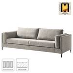 3-Sitzer Sofa COSO Classic+ Webstoff - Chenille Rufi: Beige - Schwarz