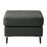 Repose-pieds COSO Classic+ Tissu - Tissu Inze: Gris foncé - Largeur : 64 cm - Noir