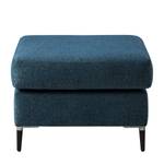 Repose-pieds COSO Classic+ Tissu - Tissu Chenille Rufi: Bleu - Largeur : 64 cm - Noir