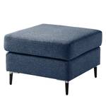 Repose-pieds COSO Classic+ Tissu - Tissu Inze: Bleu - Largeur : 64 cm - Noir