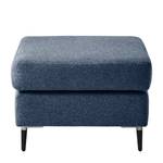 Repose-pieds COSO Classic+ Tissu - Tissu Inze: Bleu - Largeur : 64 cm - Noir