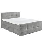 Letto imbottito Back Cove Grigio