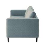 3-Sitzer Sofa COSO Classic Webstoff - Stoff Lica: Petrol - Buche