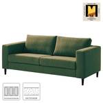 2,5-Sitzer Sofa COSO Classic Webstoff - Stoff Lica: Grün - Buche