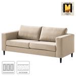 2,5-Sitzer Sofa COSO Classic Webstoff - Webstoff Milan: Beige - Buche