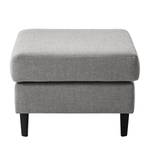 Gestoffeerde hocker COSO Classic geweven stof - Geweven stof Milan: Lichtgrijs - Breedte: 64 cm - Beuk