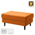 Gestoffeerde hocker COSO Classic geweven stof - Geweven stof Milan: Roestbruin - Breedte: 95 cm - Beuk