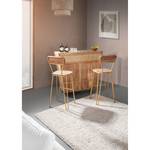 Table haute Bowdon Acacia massif / Vannerie - Acacia / Rotin naturel