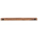 Wandplank MANCHESTER set van 2 massief acaciahout - Breedte: 60 cm