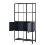 Open kast Meon III Grijze eikenhouten look - Breedte: 101 cm