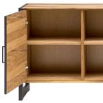 Dressoir Ironwood II fineer van echt hout/metaal - oud eikenhout/grijs