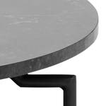 Table basse Borgloon Imitation marbre anthracite