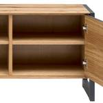 Tv-meubel Ironwood II fineer van echt hout/metaal - oud eikenhout/grijs