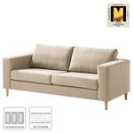 2,5-Sitzer Sofa COSO Classic Webstoff - Webstoff Milan: Beige - Esche