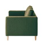2-Sitzer Sofa COSO Classic Webstoff - Stoff Lica: Grün - Esche