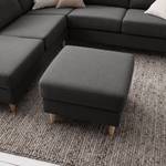 Repose-pieds COSO Classic Tissu - Tissu Milan : Anthracite - Largeur : 64 cm - Frêne